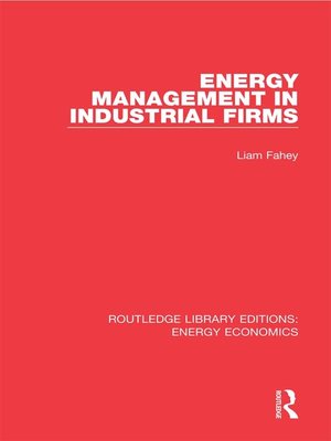 cover image of Energy Management in Industrial Firms
